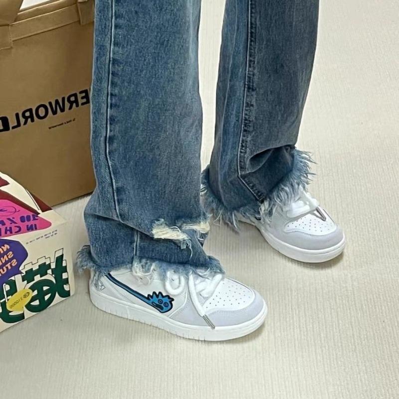 Versatile little white shoes women's shoes autumn and winter platform versatile student sports and leisure shoes tide board shoes campus