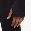 Nike Mesh Splicing Quick-Dry Breathable Sports Long Sleeve T-Shirt Women Tops Black DJ0954-010