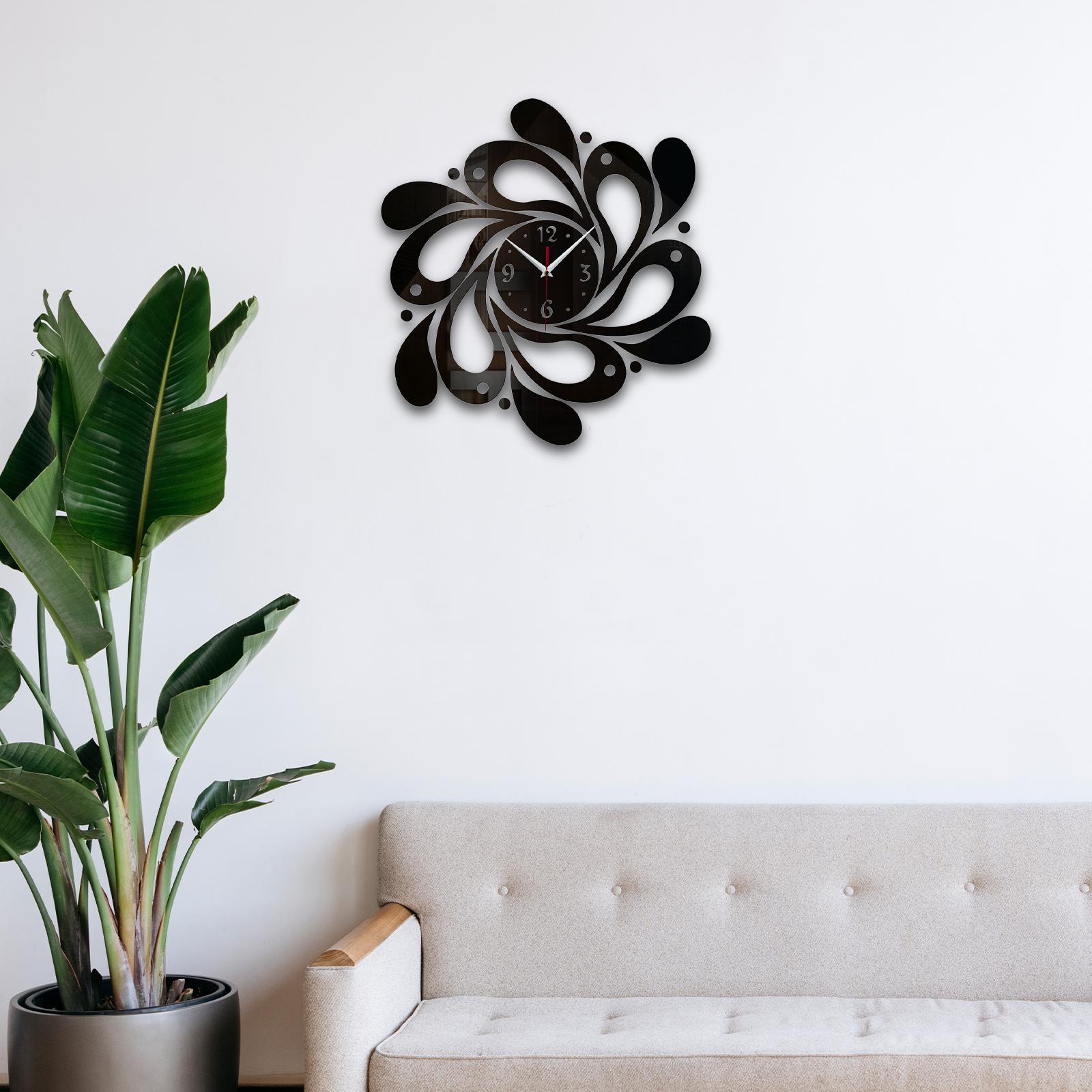 Silent Wall Clock Mirror Stickers, Nordic Creative Decorative Wall Hanging Clock for Farmhouse Nursery , Living Room