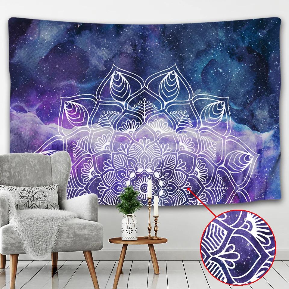 Indian Mandala Tapestry Wall Hanging Sandy Beach Throw Rug Blanket Camping Tent Travel Mattress Bohemian Sleeping Pad Tapestries