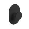 Bathroom HOOK TOWEL HOLDER Single Wall Self-adhesive Black