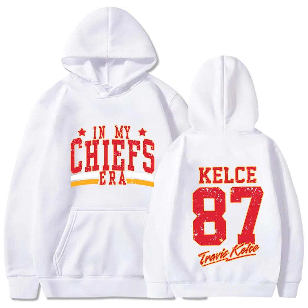 Herbst und Winter Vintage My Chiefs Ära Pullover Kelce 87 Amerika Sportshirt The Era Tour Pullover Streetwear warmes Oberteil Jacke