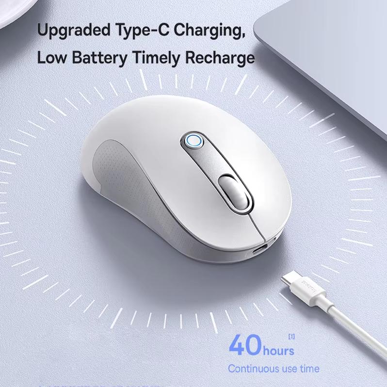 Baseus wireless Bluetooth mouse is suitable for Apple Mac, Huawei Matebook, laptop, tablet, desktop, office, silent, lightweight mouse