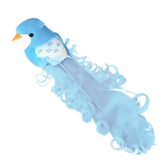Artificial Birds Simulation Foam Birds with 3D Feather Tail Realistic Clip