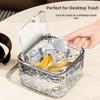 Water Ripple Laundry Pods Container Waterproof Moisture-proof Clear Storage Box Multipurpose Pop-Up Lid