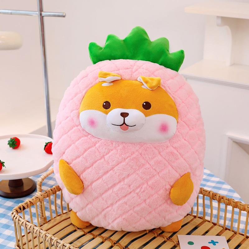 Cartoon Fruit Pineapple Plush Toy Animal Sofa Throw Pillow Cushion Nap By Pillow Girl Birthday Gift Decoration