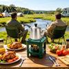 Campingausrüstung Tragbarer Petroleumkocher für Camping, 8-Docht Notfall-Campheizung, Keine Stromheizung Leichter Ofen Brenner Outdoor Wandern