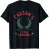 Agema Apparel Julius Caesar 13th Legion Ancient Roman History T-Shirt, Small, Black