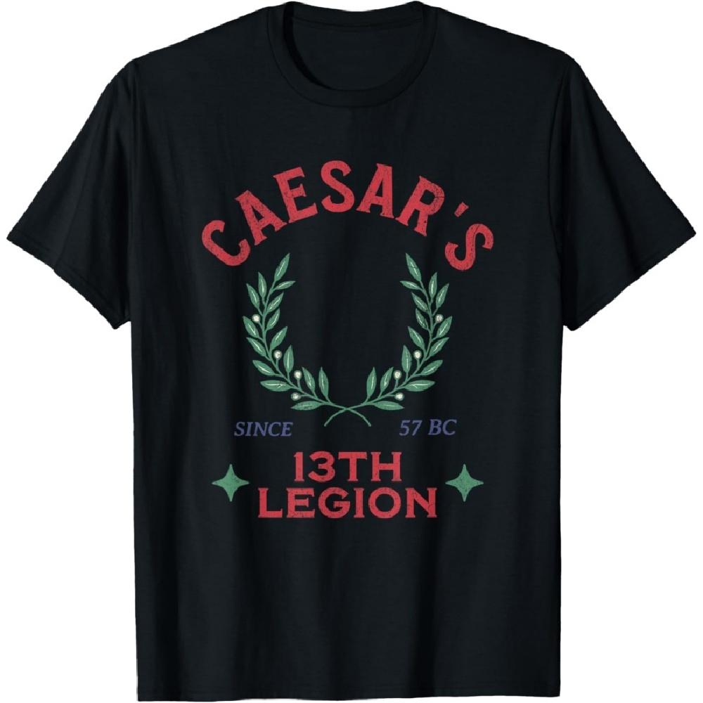 

Agema Apparel Julius Caesar 13th Legion Ancient Roman History T-Shirt, Small, Black S