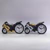 Antique Motorcycle Alarm Clock Ornaments Creative Locomotive Clock Student Children Birthday Gift Plastic Pointer Clock