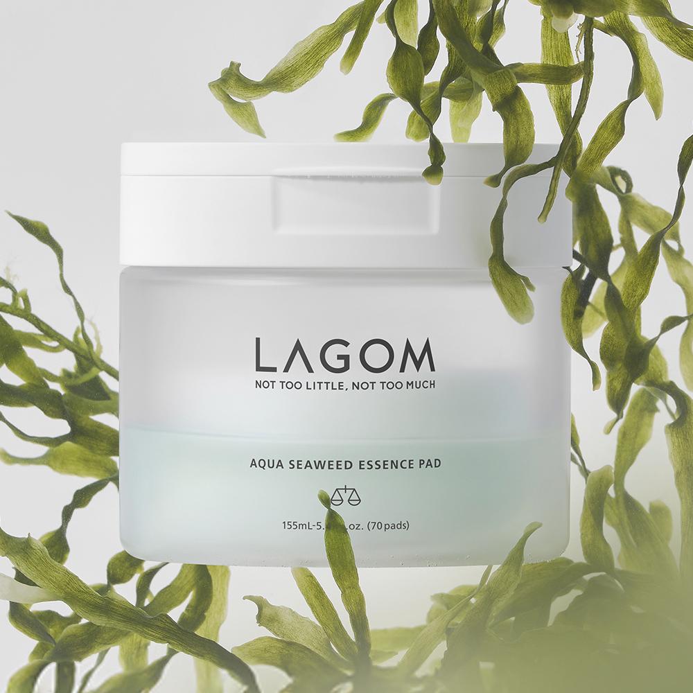 LAGOM Aqua Seaweed Essence Pad 155ml 70EA