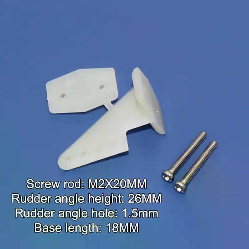 10 Sets/lot With Screws Pin Horns 18x26 4hole L18xW13xH26 RC Airplanes Parts Electric Planes Foam Aeromodelling
