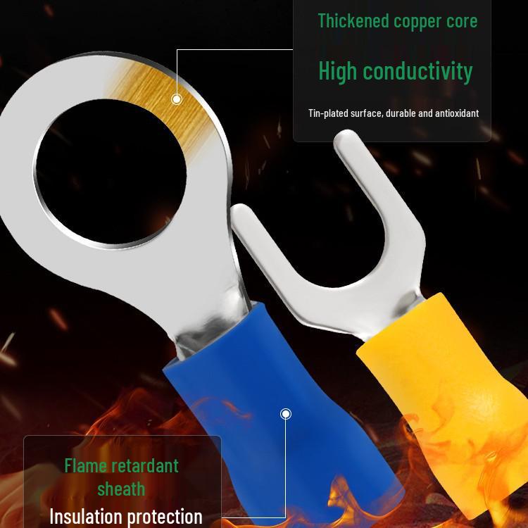 Tubular Needle Terminal Set: RV Crimp Pliers & SV/OT/UT Copper Lugs
