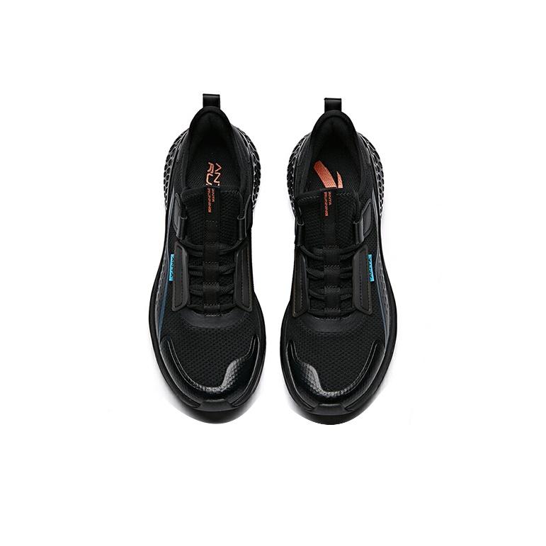 Anta C37 Series Shock Absorbing Non-Slip Durable Low-Top Running Shoes Men Sneaker Blue Black 912035532-4