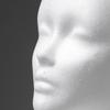 Foam Head for Wigs Female Mannequin Head Headset Wig Display Stand Hairpieces Lightweight Cap Stand for Home Salon Travel