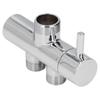 G3/4 To G1/2 Shower Arm Diverter Leakproof Tee Connector Brass Shower Diverter Valve for Bathroom Shower Diverter Valve
