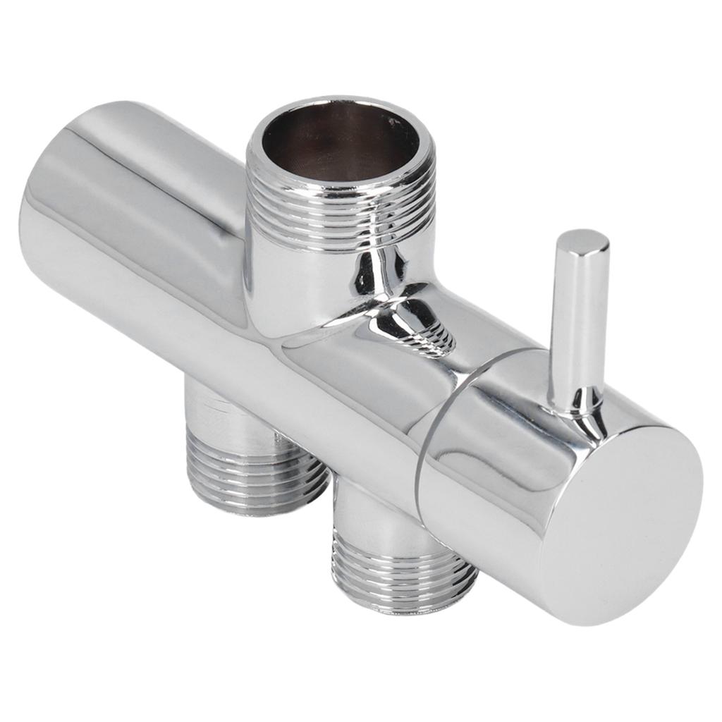 G3/4 to G1/2 Shower Arm Diverter Leakproof Tee Connector Brass Shower Diverter Valve for Bathroom