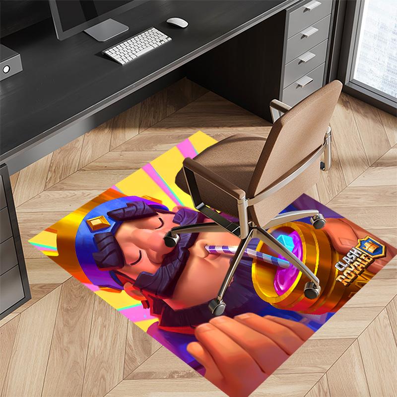 Clash Royale Printed Absorbent Washable Carpet, Non-Slip Bathroom Mats, Kitchen Rugs, Yoga Mat,Living Room Entrance, Camping Picnic Rugs