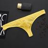 Transparent Ice Silk Thongs Large Size Mesh Underpants Breathable Men's Underwear  Men