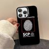 Classic Popular Scp F-Foundation Phone Case Color Silver Shell For LPhone 17 16 16e 15 14 13 12 11 Pro Max Plus