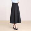 Chic Korean A-Line High-Waisted Casual Skirt for Women - Slimming, Versatile Mid-Length (Spring 2026 Collection)