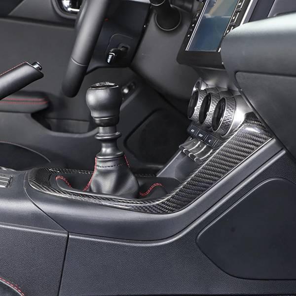 Carbon Fiber Gear Shift Panel Trim for 2022-23 LHD Subaru BRZ