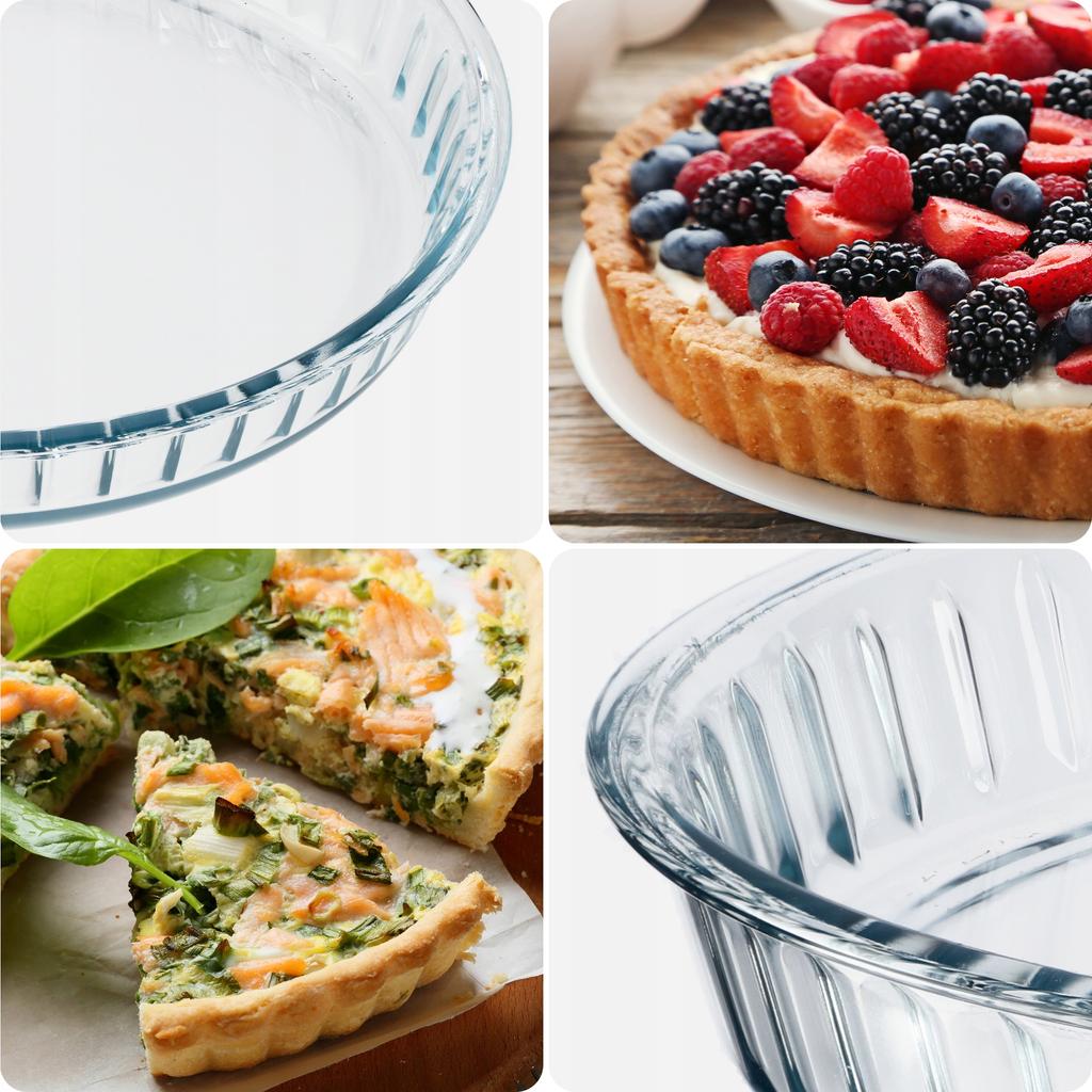 KADAX Tart Pan Pie Crust Pizza Heat Resistant 27cm