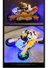Transforming Motorcycle Warrior Toy with Lights and Music