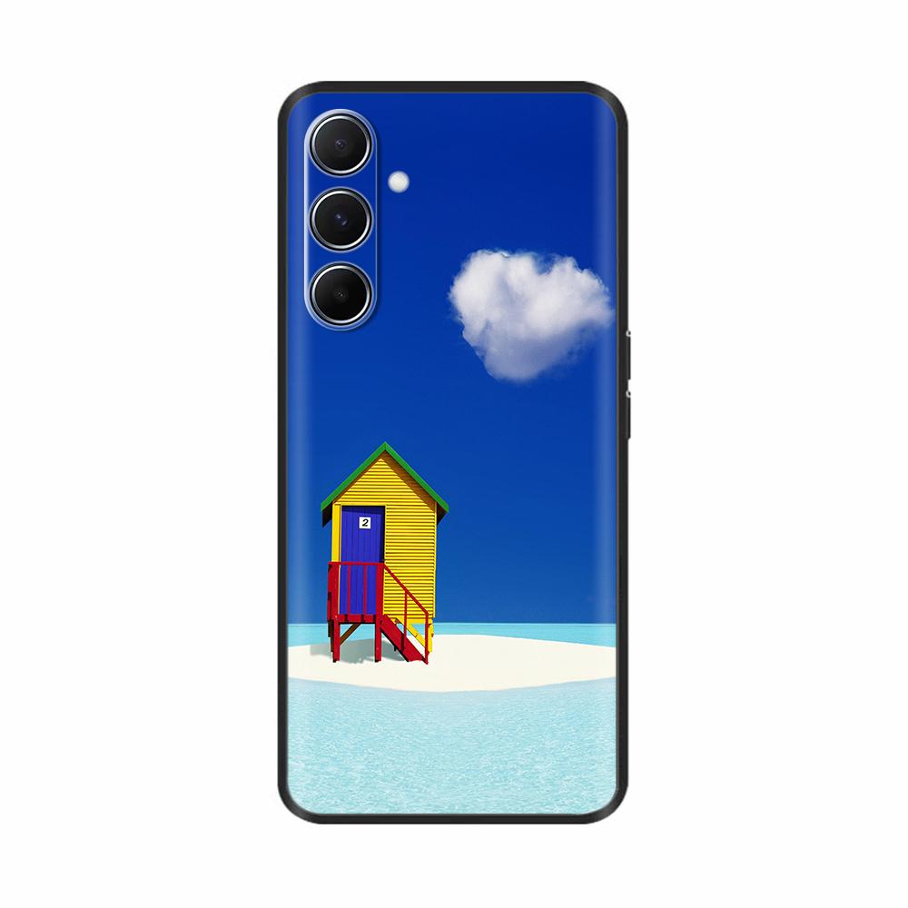 Silicon Phone Case For Samsung Galaxy A26 A36 A56 A16 5G Shockproof Shell Soft Black Painted Back Cover Fundas Cases Coque Para