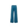 Nike Solid Color Loose Fit Corduroy Wide Leg Split Straight Casual Pants Women bottoms Blue DQ5922-457