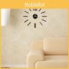 Luxury 3d Mirror Modern Diy Large Wall Clock Surface Sticker Home Decor Office