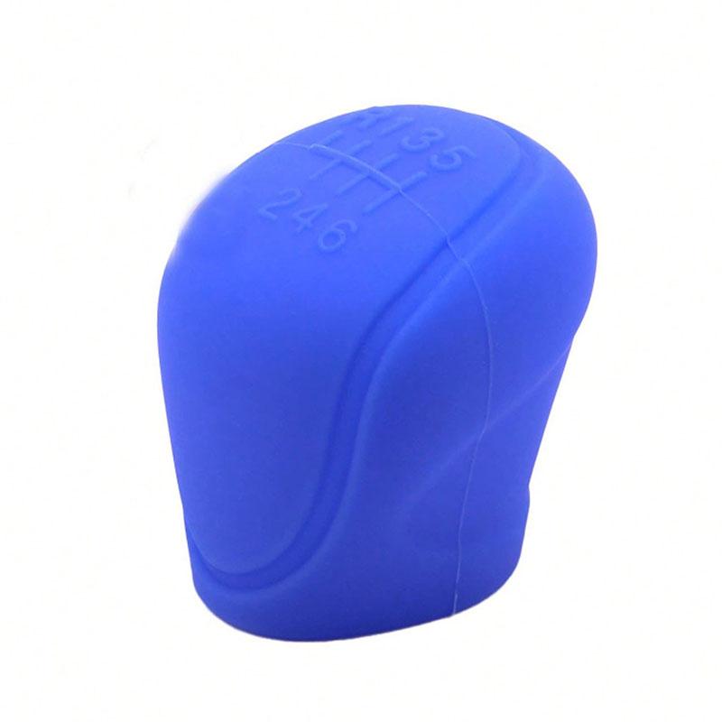 Car Silicone Gear Shift Knob Cover Gear Shift Non-Slip Grip Handle Protective Covers Manual 6 Speed Car Interior Accessories