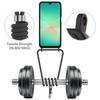 For Samsung Galaxy S25 FE Case Liquid Silicone Card Holder Back Phone Cover with Lanyard