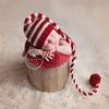 Winter Baby Long Tail Pom Pom Hat - Photography & Christmas Props for Children
