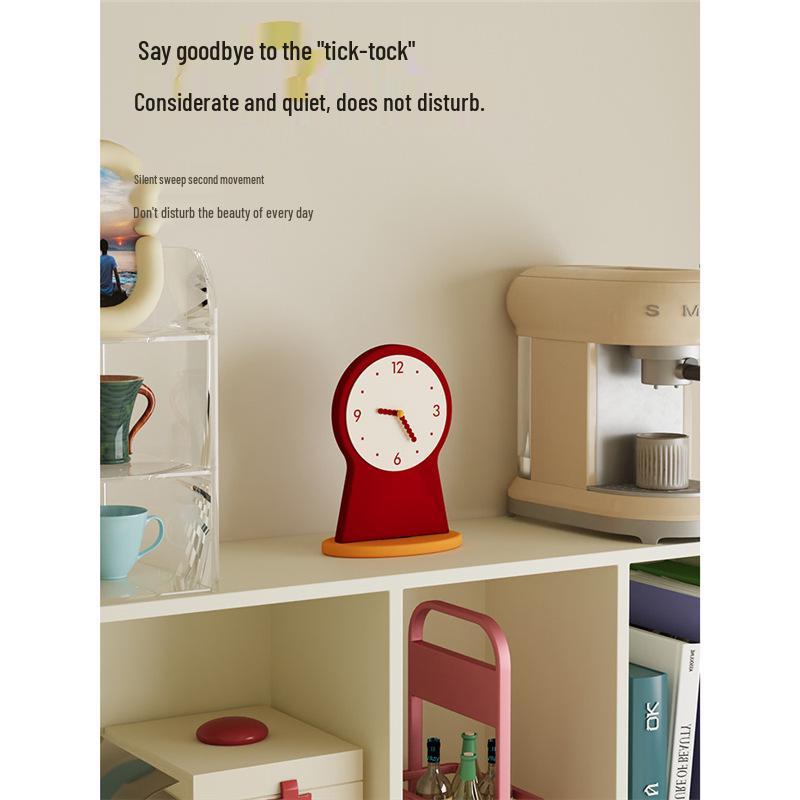Elegant Desktop Clock Ornament: Creative Small Living Room & Bedside Table Display
