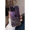 Luxury Purple Sequin Glitter Bling Phone Case For Iphone 16 Pro Max 15 14 13 12 11 Xr Xs 7 8 Plus Fashion Shockproof Soft Cover