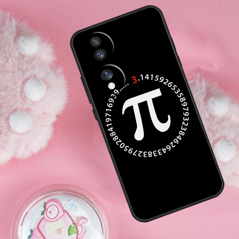 Math Formula Pi Case For Honor Magic 7 5 6 Lite Pro Honor 200 Pro 50 70 90 X9b X9a X8b X8a X8 X9 X9c Cover