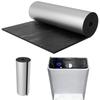 Toilettenspülkasten-Isolierpad mit Aluminiumfolie, selbstklebendes Gummiblatt für Frostschutz-Wassertankleitung