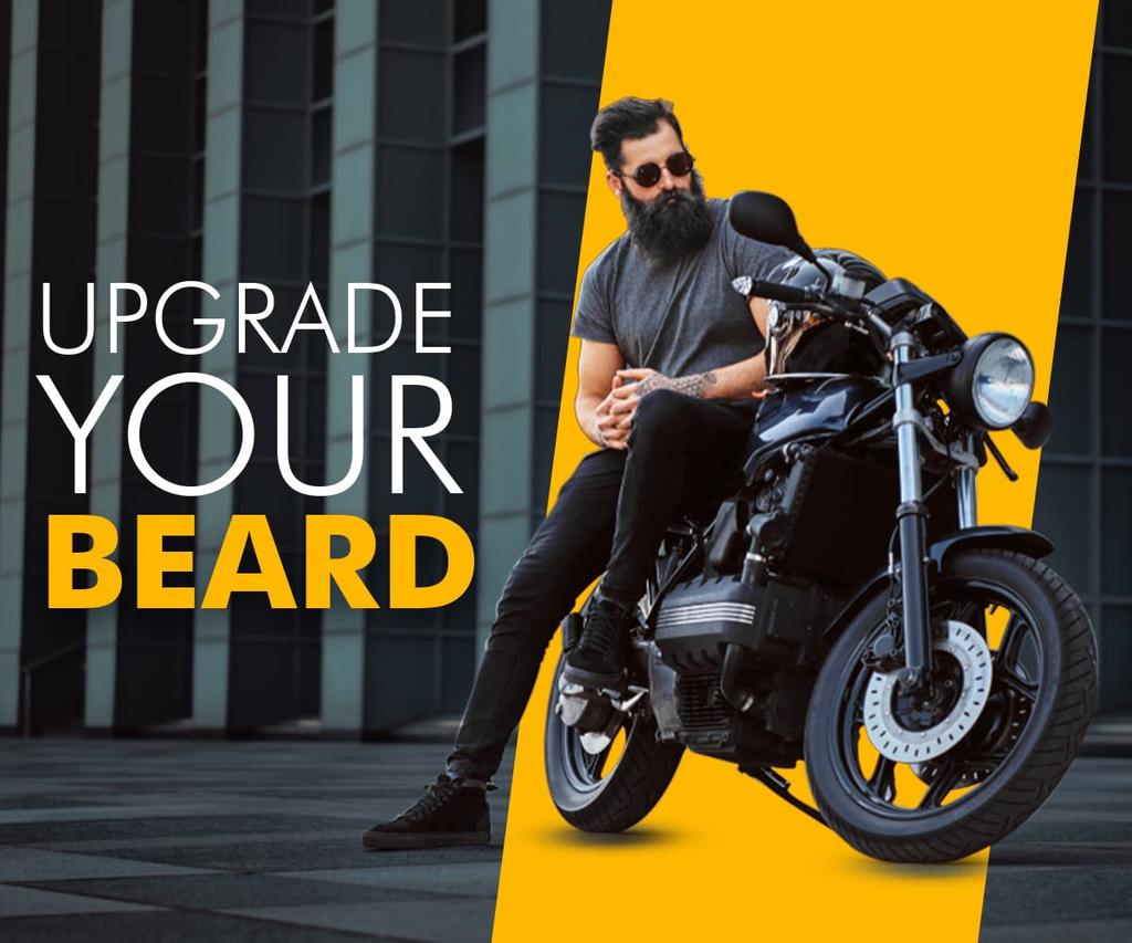 UrbanGabru Bart Booster Wachstumsöl für Männer 60 ml Packung 1 | Dickerer Längerer Bart Nährendes Haaröl