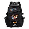 One Piece King Printed Backpack Elementary School Students Junior High School Students High School Students Large Capacity School Bag