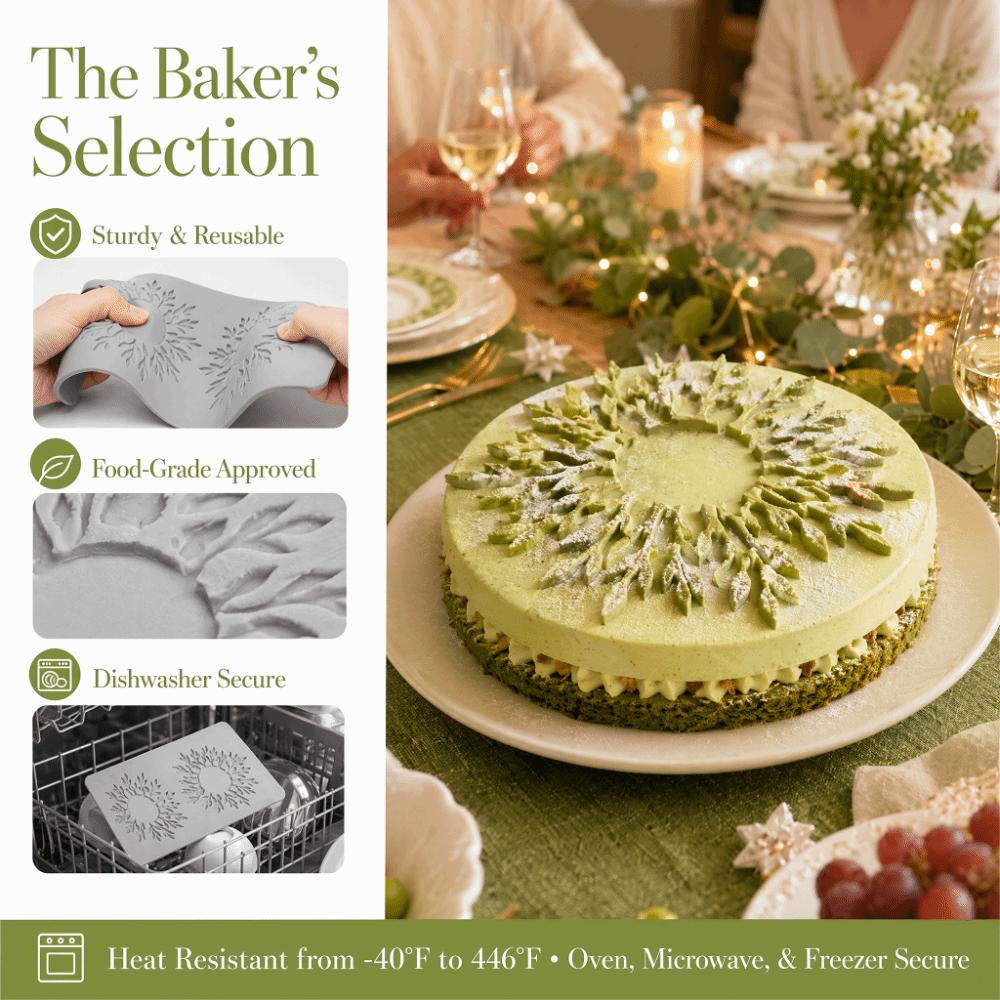 Non-Stick Dessert Decorating Mold Food Grade Fondant Mold Thin Cake Lace Mold  Cake Decorating