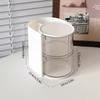1Pcs Cosmetic Organizer Bathroom Makeup Cushion Organizer   Beauty Egg Storage Display Case Rotating Compartment Organizer