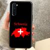 Switzerland Swiss Flag Case For OnePlus 15 12 13 11 10 9 Pro 13R 13T 12R 10T 10R Nord CE 5 2 3 4 Lite N20 N30 Coque