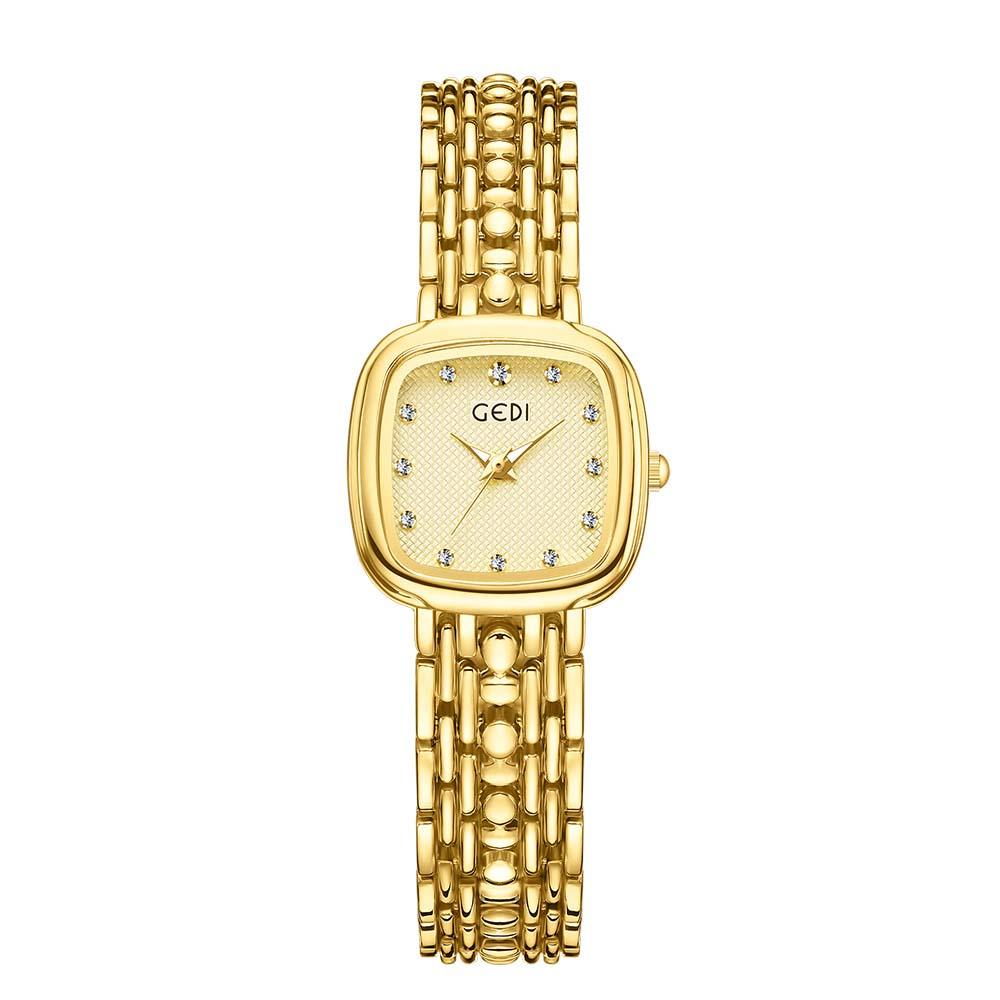 GEDI Premium Quartz Ladies Bracelet Watch Luxurious Vintage Style Elegant Water-Resistant Gift Watch for Women