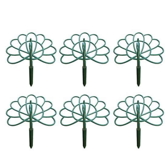 3/4/5/6 st Påfågelblomma Stödställ Vädertålig Inomhus Utomhus Krukväxt Hållare Spaljé Fästram Stolpe