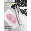 U-Shaped Small Household Scissors with Round Head and Cover - Stainless Steel Handicraft, Sewing, and Cross Stitch Thread Scissors