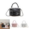 Childrens Bucket Bag With Chain Pattern Pu Material For Kindergarten Girls Daily Use