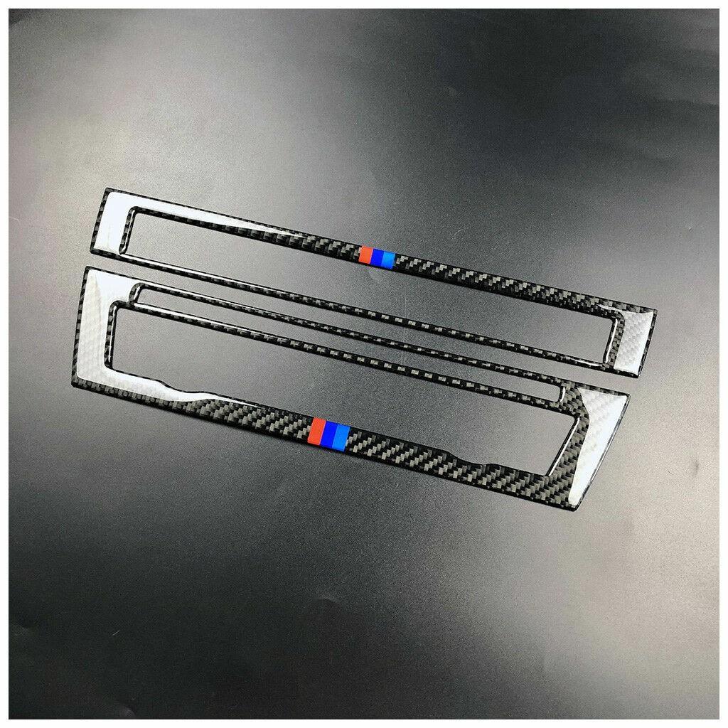 For BMW 5 Series F10 F11 5ZK2 Carbon Fiber Radio CD Panel Dashboard Cover Trim