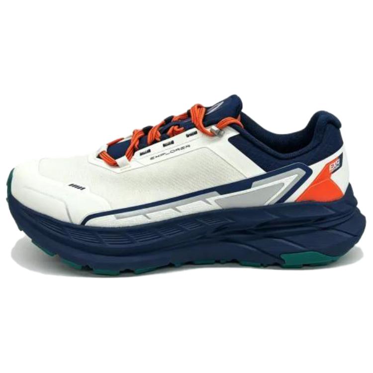 Men's Sneakers Anta Cushioning Abrasion-Resistant Slip-Resistant Low-top Running Shoes Men's Ivory