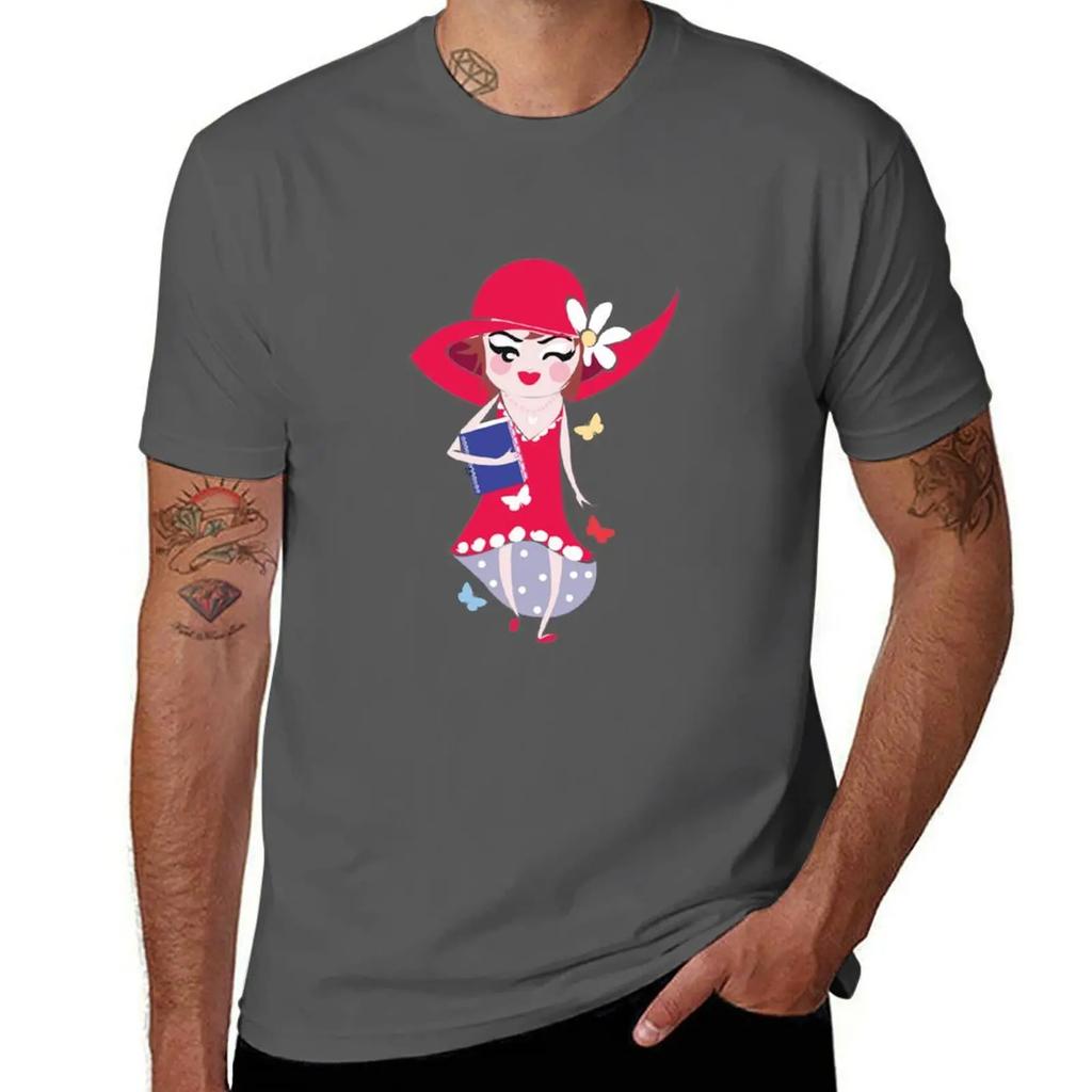 Summer Girl TShirt korean fashion oversized graphic tee Mens tshirts